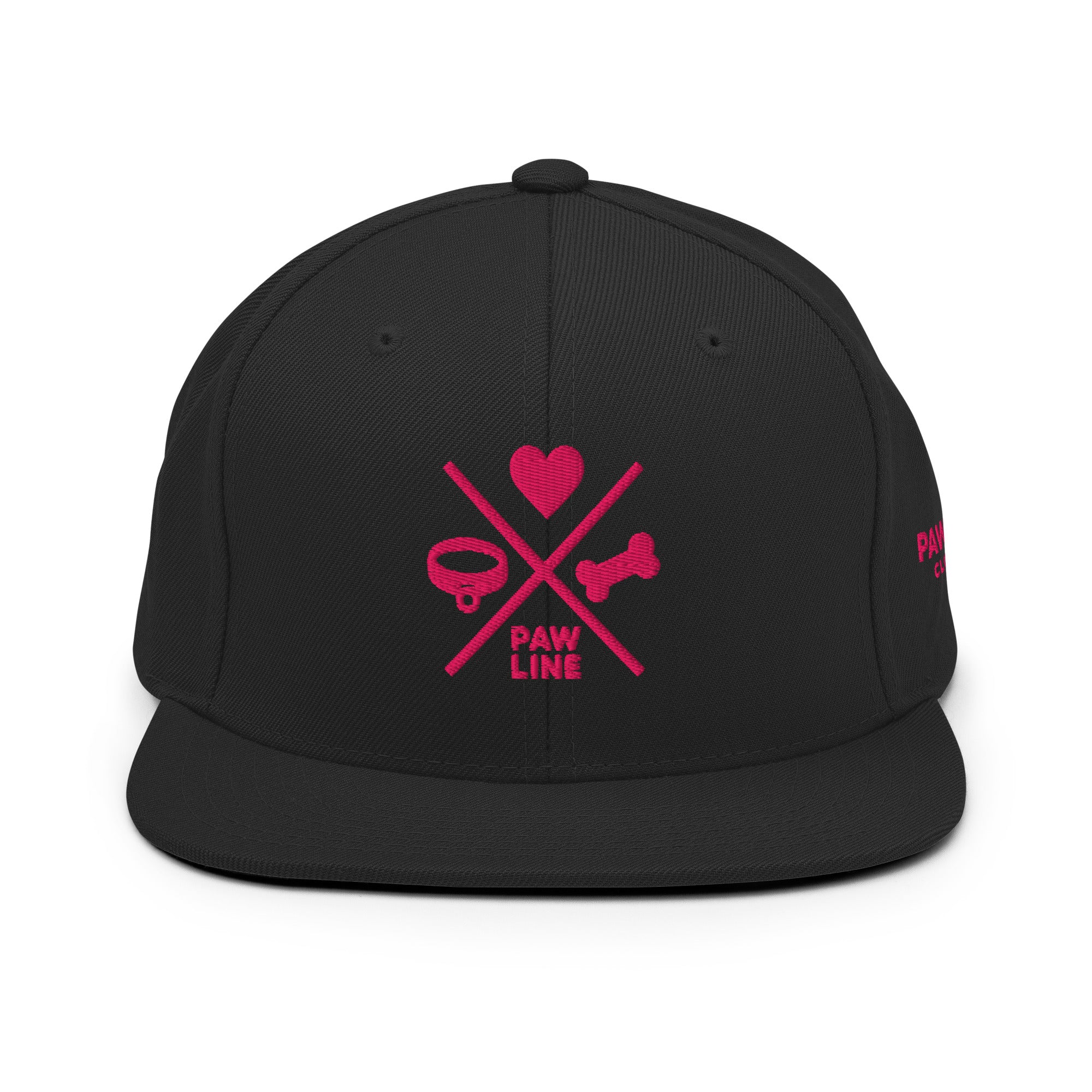 Snapback-Cap X Einfarbig - Klassische Kappe für minimalistischen Style | Pawline EMBROIDERY