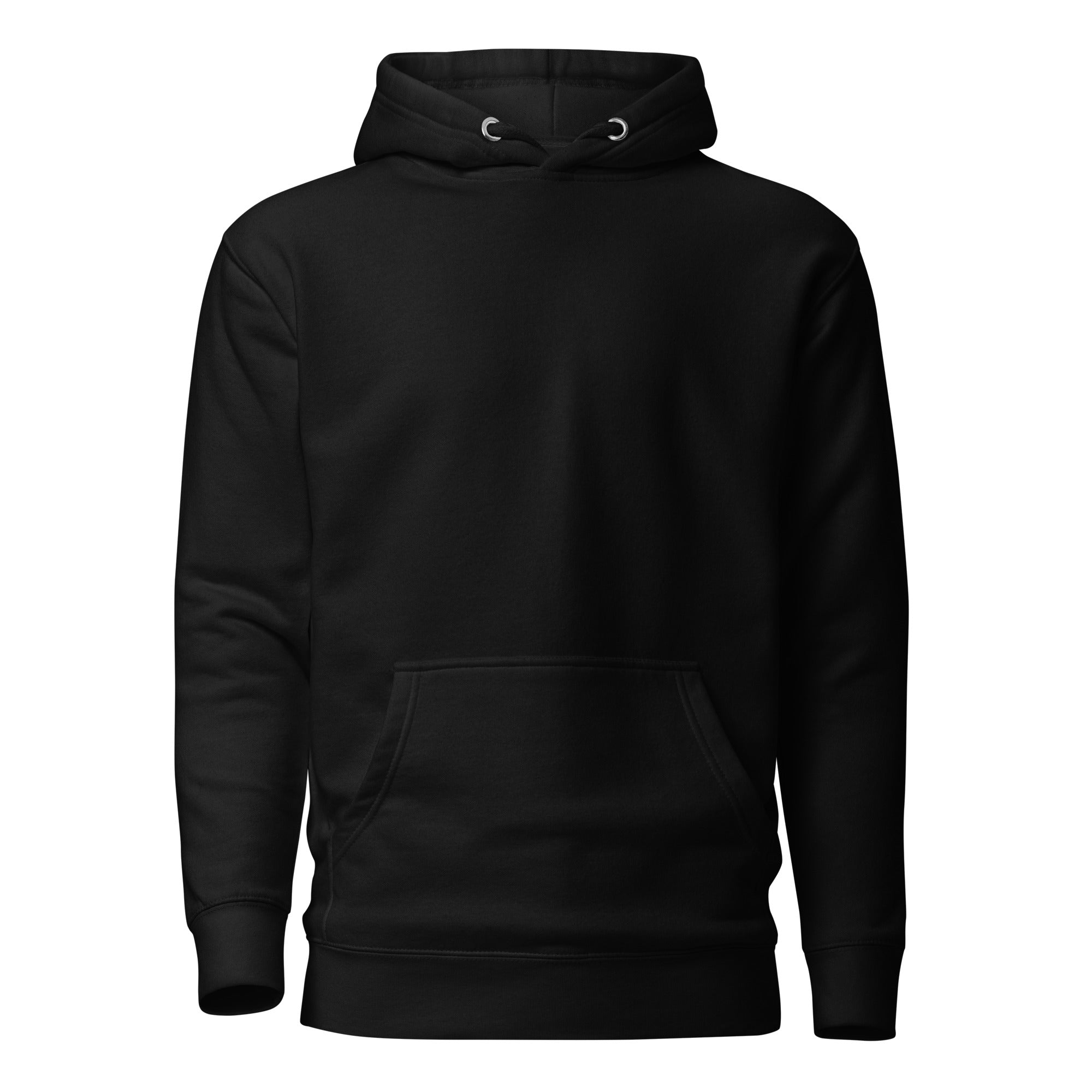 Basic X Cat Backprint Dark Hoodie - Unisex Kapuzenpullover in dunklen Tönen T-SHIRT