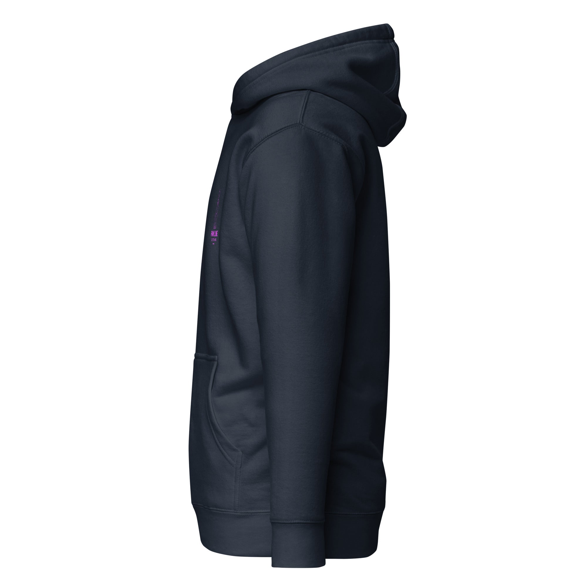 Geometric DOG small Unisex-Kapuzenpullover (pink)