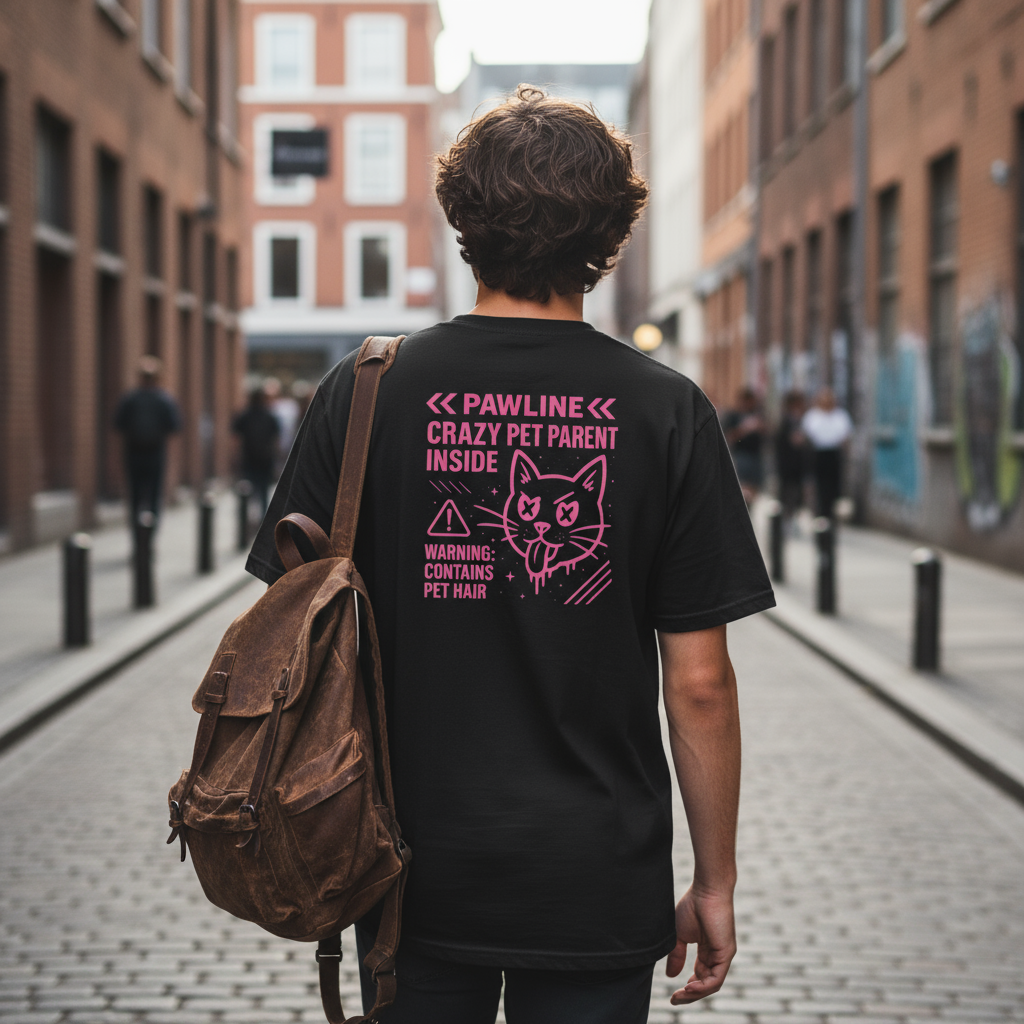 Cat Parent - Stolzes Unisex T-Shirt für Katzen-Eltern | Pawline T-SHIRT