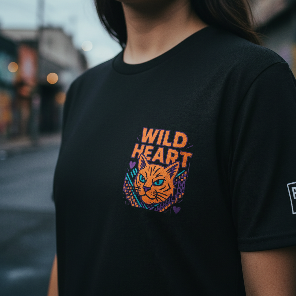 Wild Heart - Wildes Unisex T-Shirt für Freigeister | Pawline T-SHIRT