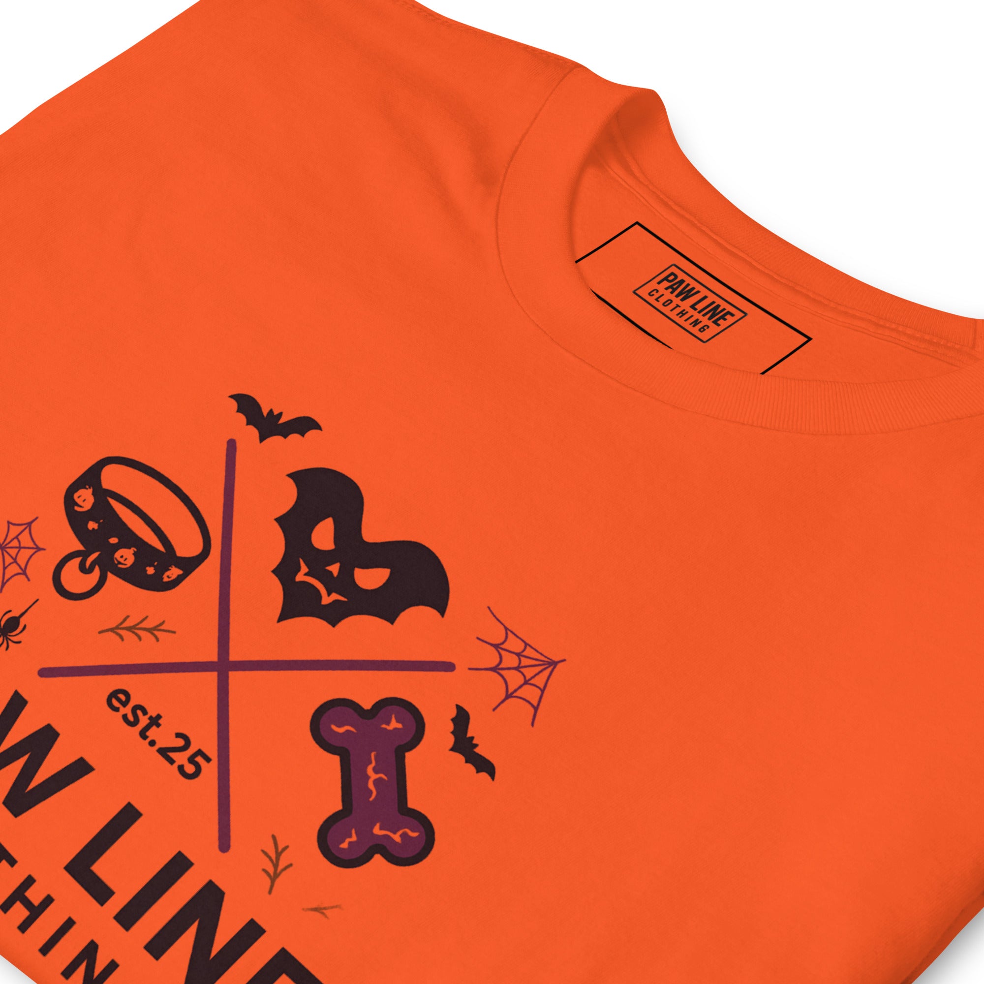 Halloween X T-Shirt - Gruseliges X-Design für Halloween-Fans | Paw Line T-SHIRT