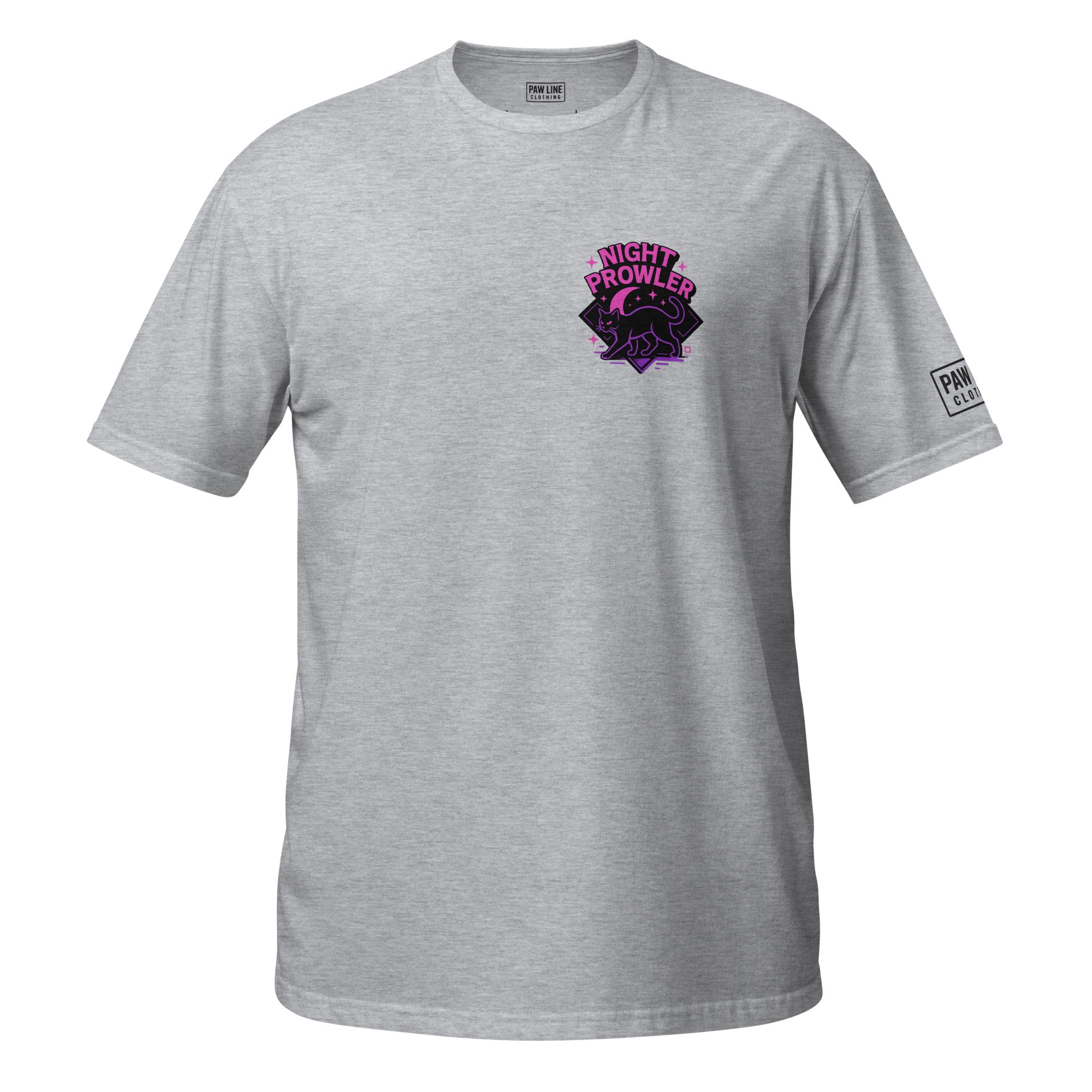 Night Prowler - Mystisches Unisex T-Shirt für Nachteulen | Pawline T-SHIRT