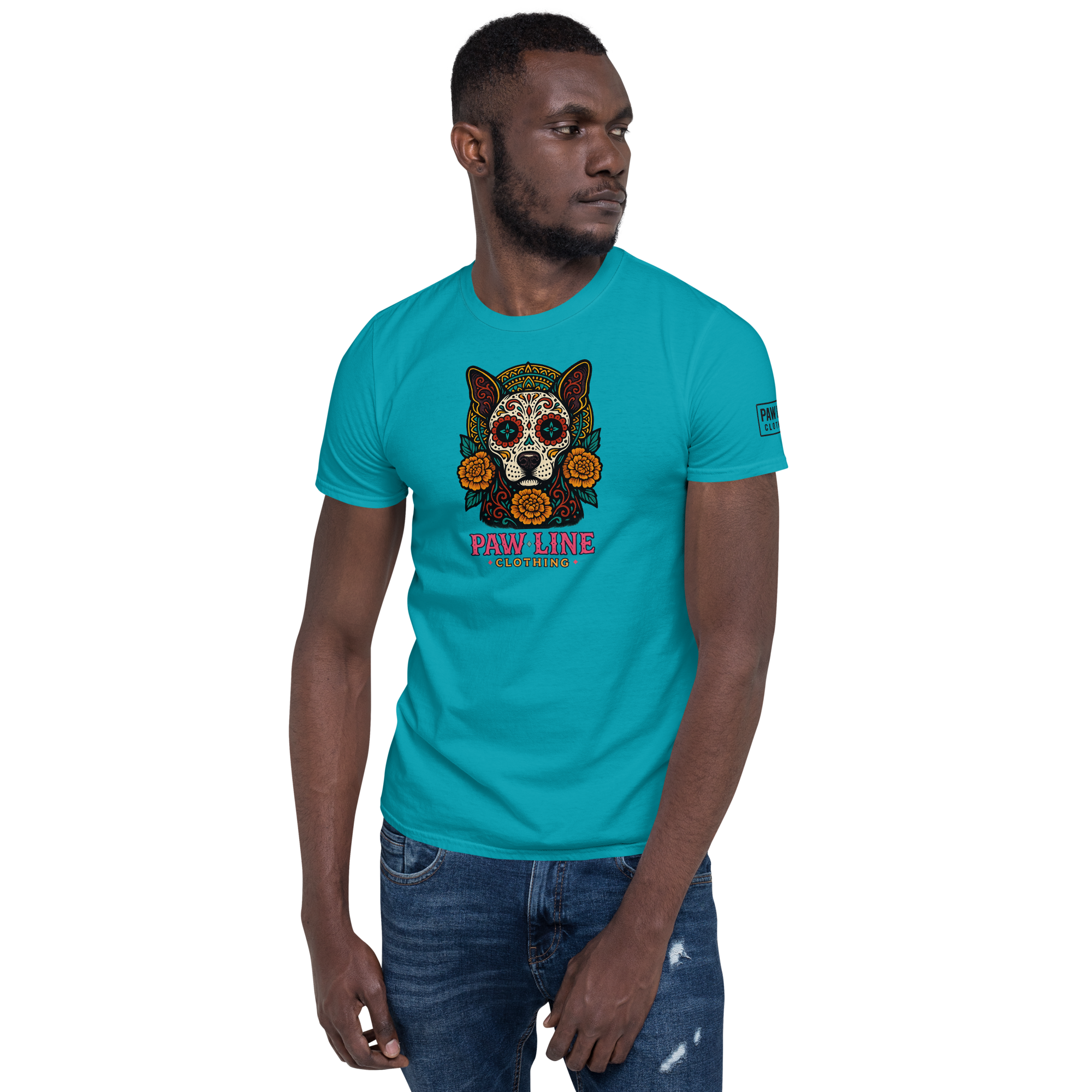 Big Skull Dog T-Shirt - Gothic Hunde Design | Paw Line Clothing T-SHIRT