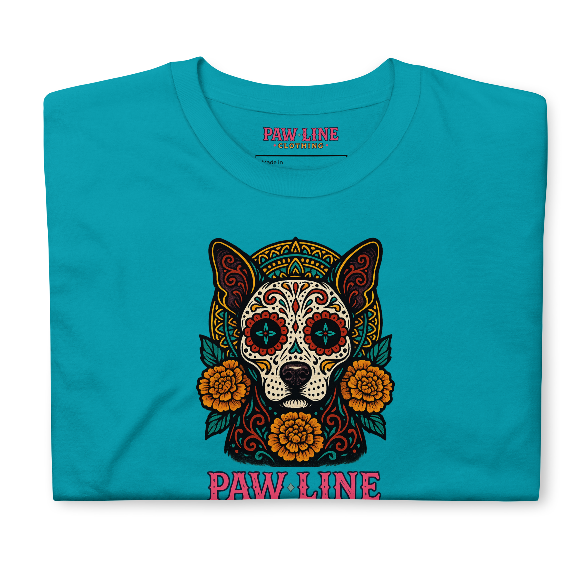 Big Skull Dog T-Shirt - Gothic Hunde Design | Paw Line Clothing T-SHIRT