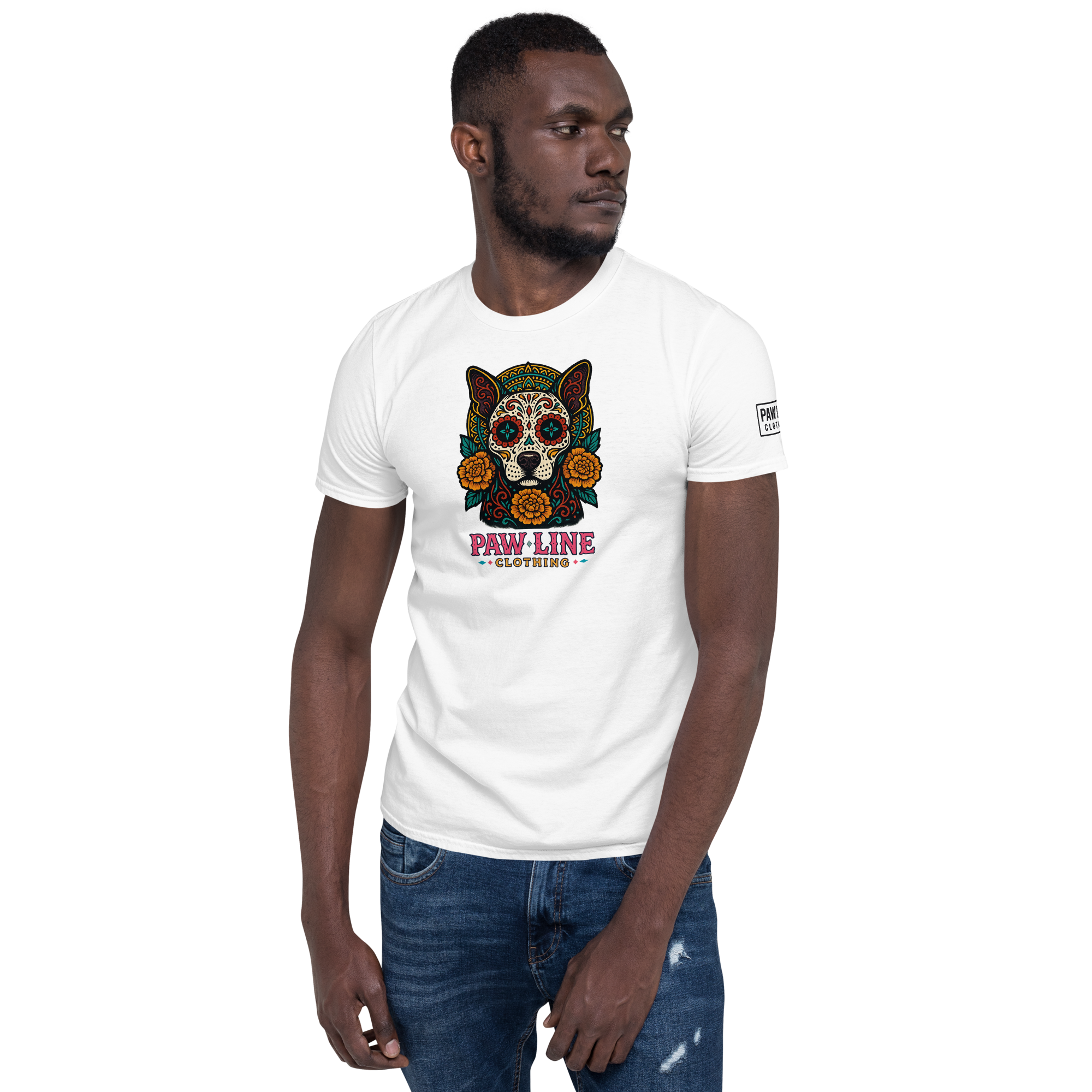 Big Skull Dog T-Shirt - Gothic Hunde Design | Paw Line Clothing T-SHIRT