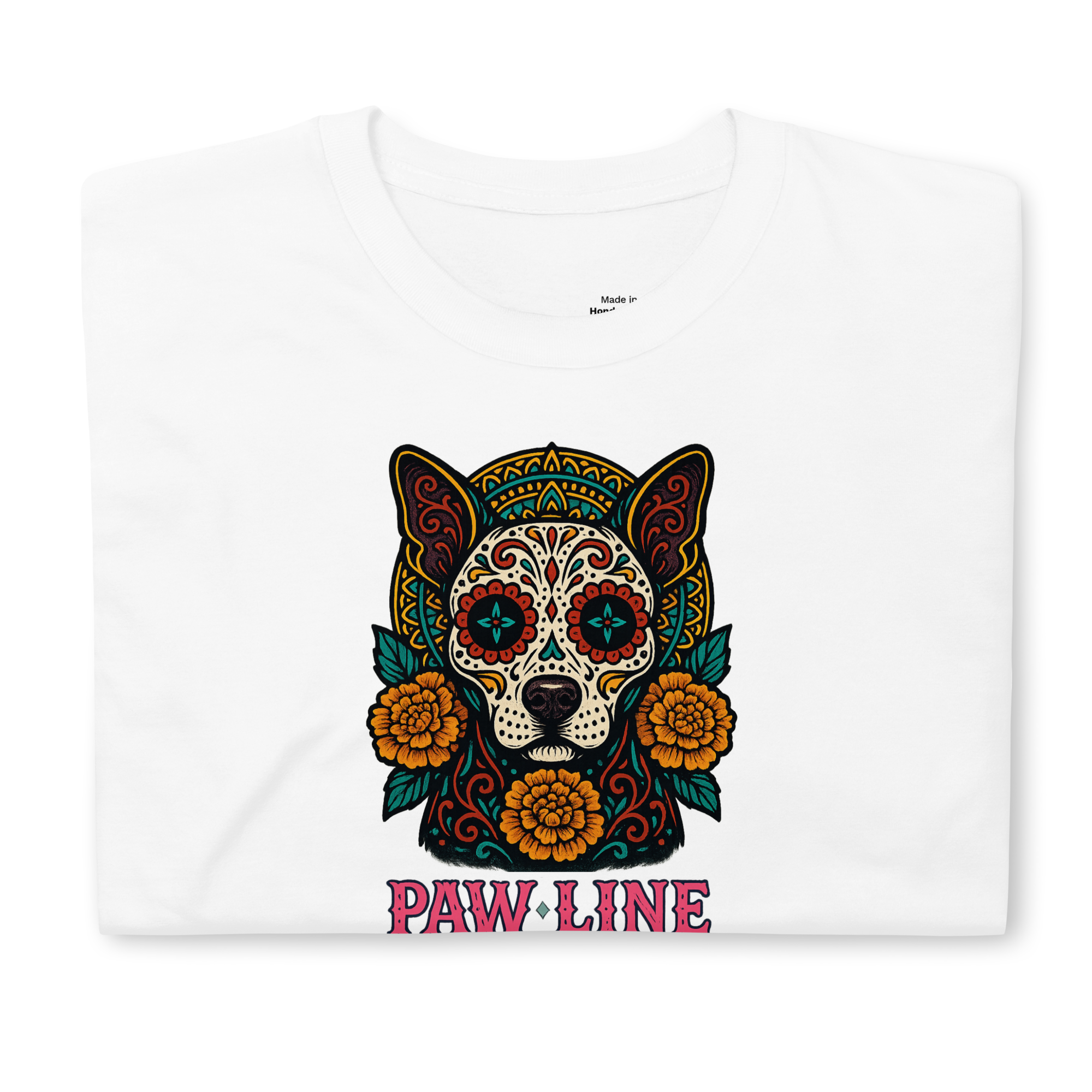 Big Skull Dog T-Shirt - Gothic Hunde Design | Paw Line Clothing T-SHIRT