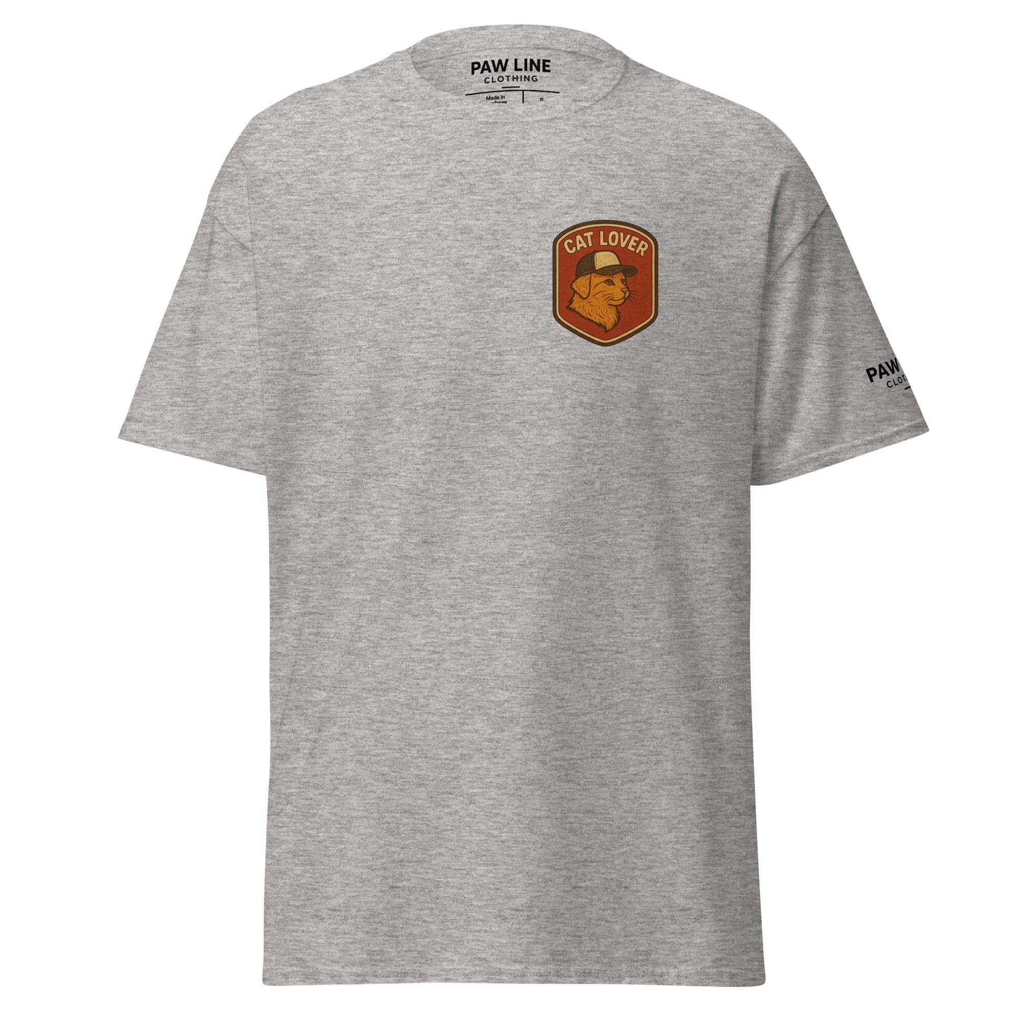 CAT Patch - Vintage Style Unisex T-Shirt für Katzenliebhaber | Pawline