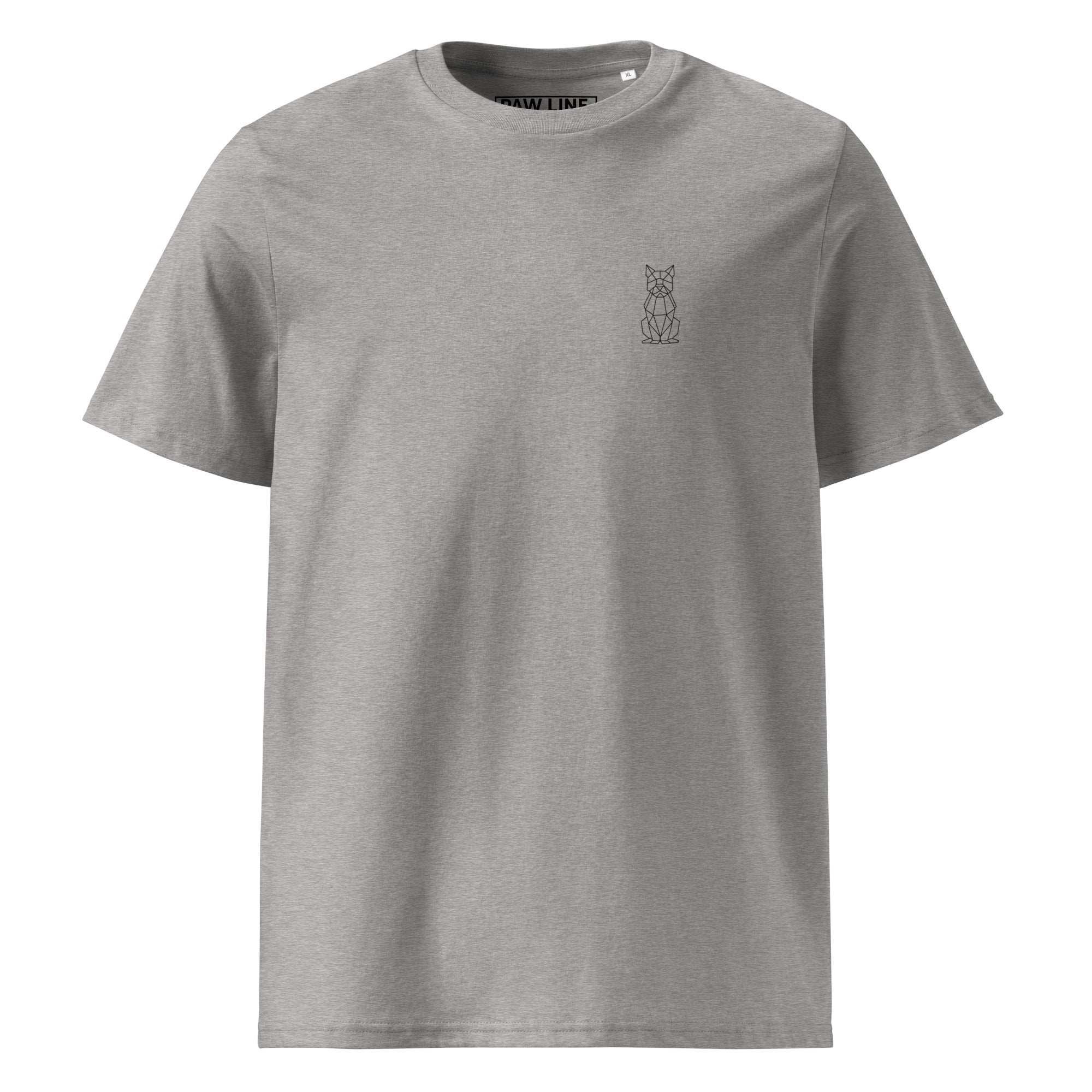 Geometric DOG Back - Modernes Bio-Baumwoll T-Shirt mit Rücken-Design | Pawline T-SHIRT