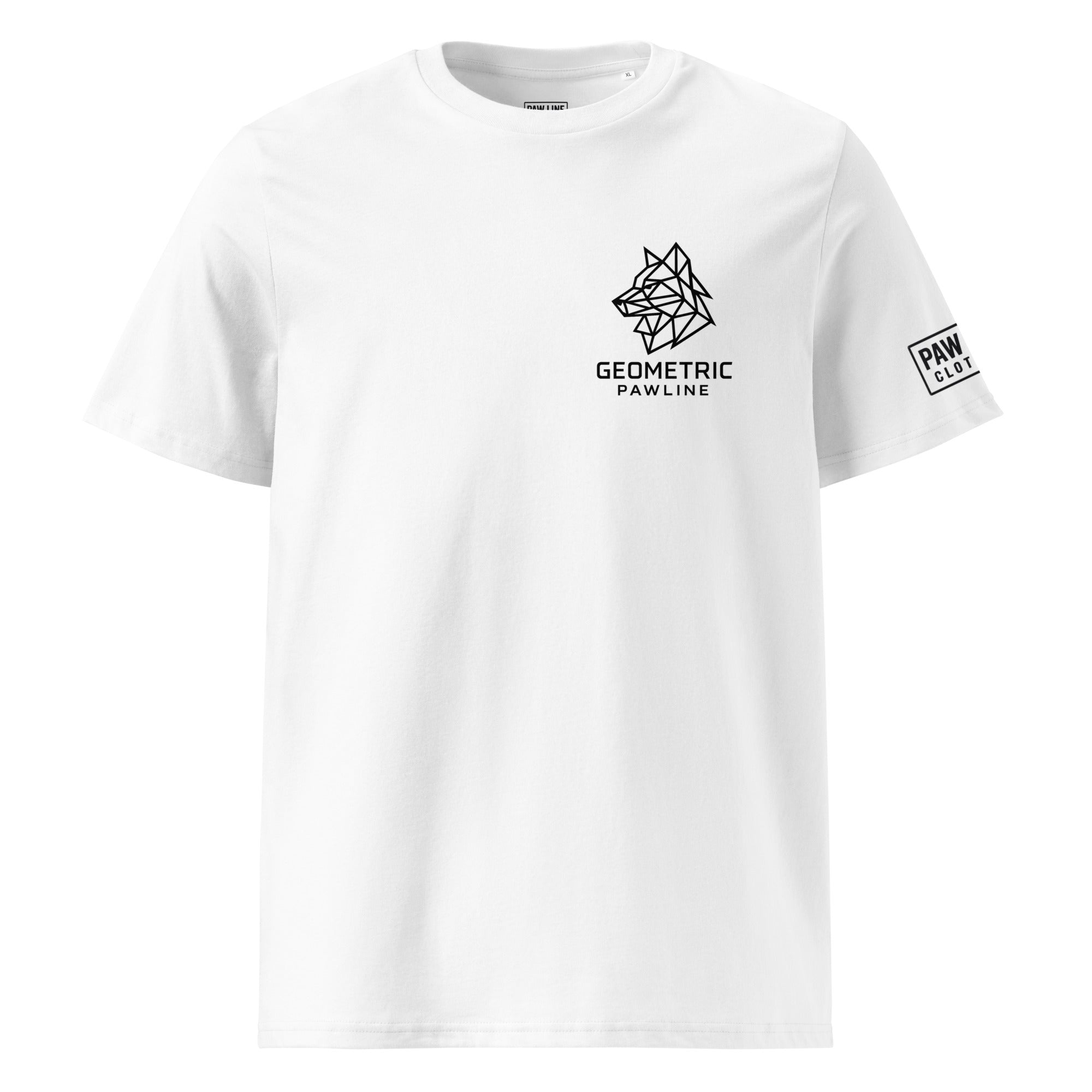 Geo Head Dog T-Shirt - Unisex Bio-Baumwoll-Shirt | Paw Line T-SHIRT