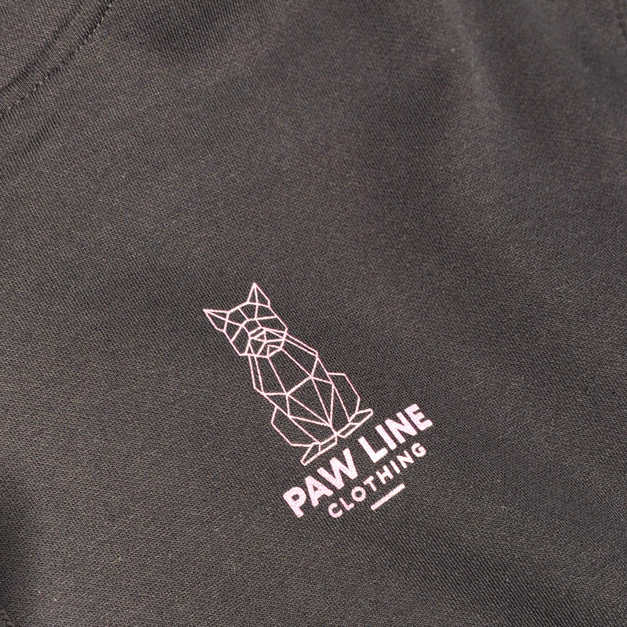 Hundeliebhaber Hoodie geoemetrischer Hund klein Print