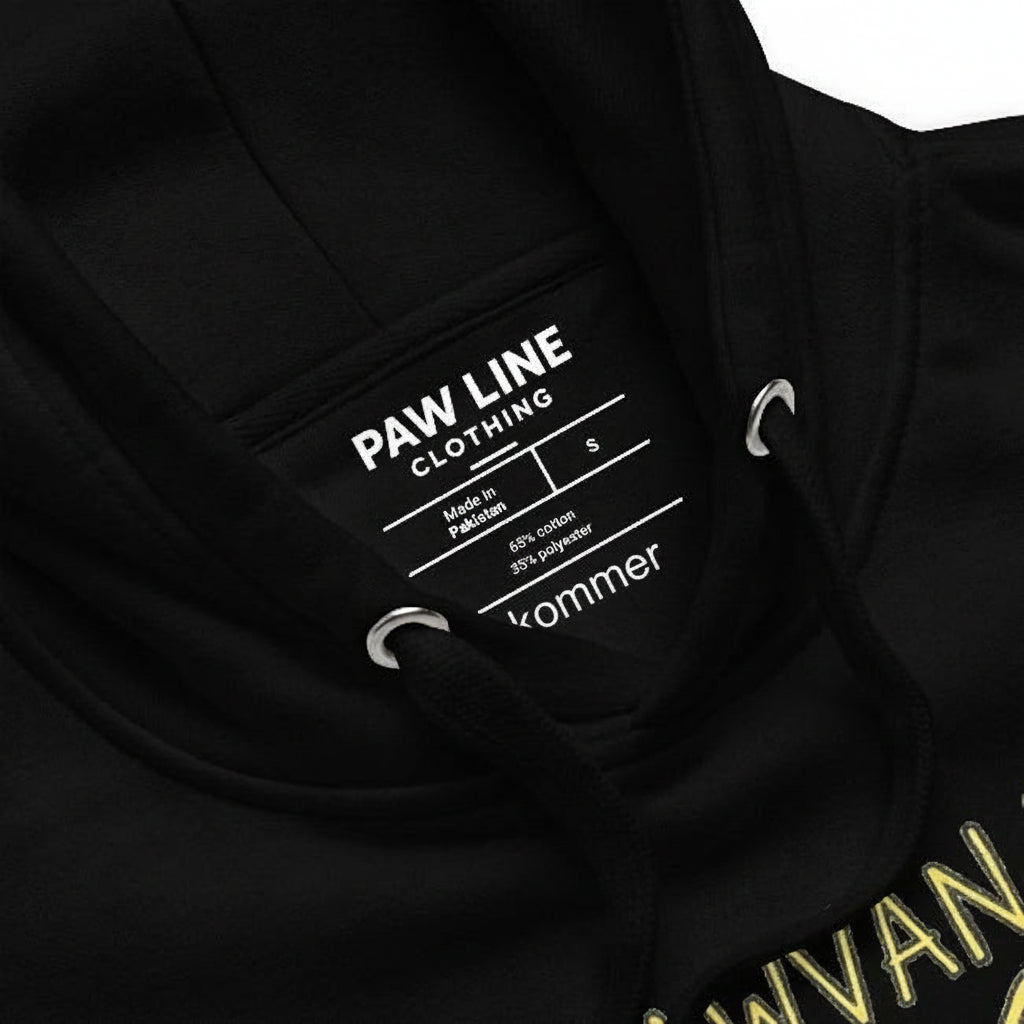 Pawvana Grunge Hoodie – 90s Nirvana Style Unisex Kapuzenpullover Hoodie