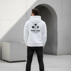 Basic X Cat Backprint Hoodie - Unisex Kapuzenpullover für Katzenliebhaber Hoodie