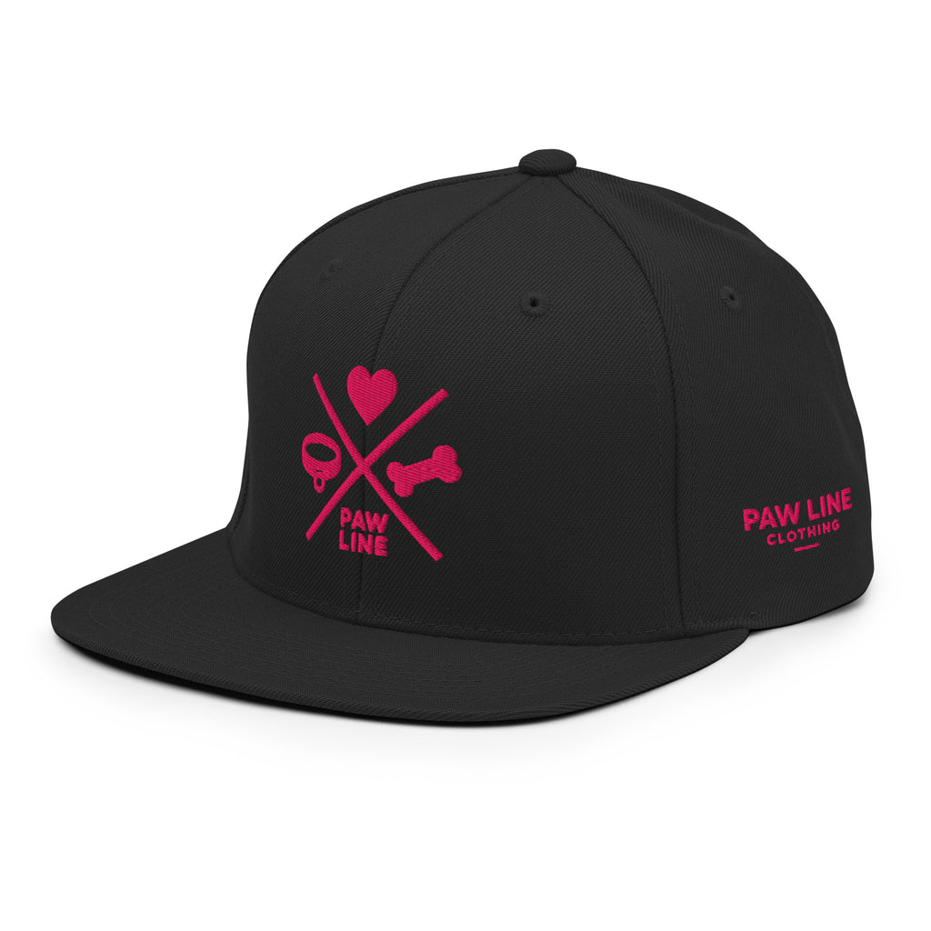 Snapback-Cap X Einfarbig - Klassische Kappe für minimalistischen Style | Pawline EMBROIDERY