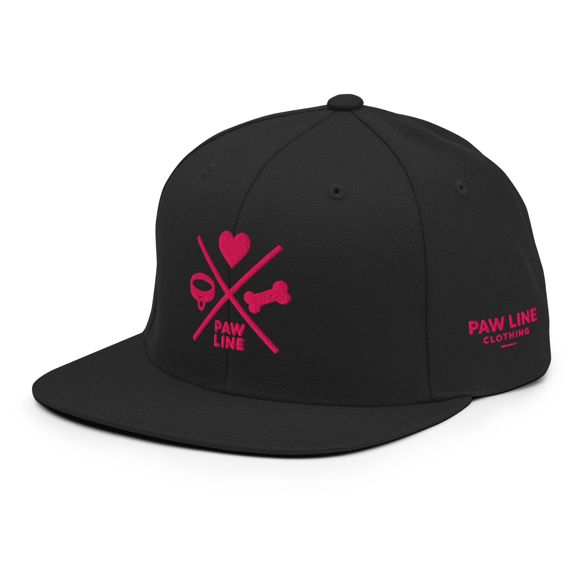 Snapback-Cap X Einfarbig - Klassische Kappe für minimalistischen Style | Pawline EMBROIDERY