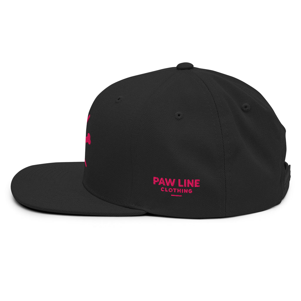 Snapback-Cap X Einfarbig - Klassische Kappe für minimalistischen Style | Pawline EMBROIDERY