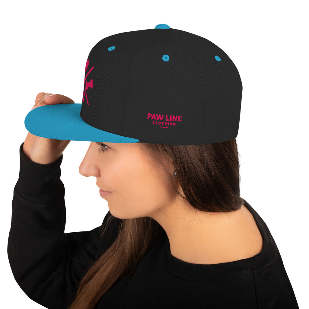 Snapback Cap Zweifarbig - X Logo Streetwear Kappe Unisex | Pawline