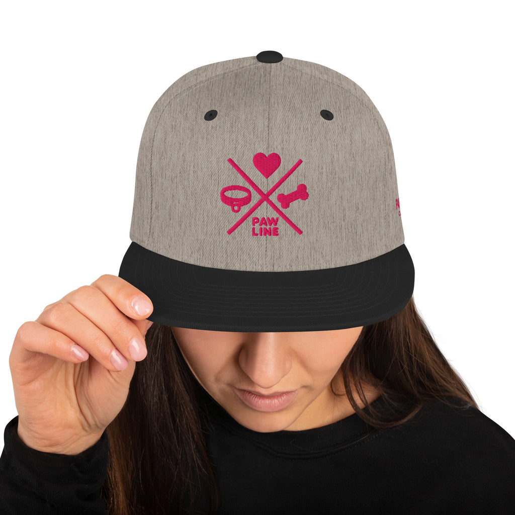 Snapback Cap Zweifarbig - X Logo Streetwear Kappe Unisex | Pawline