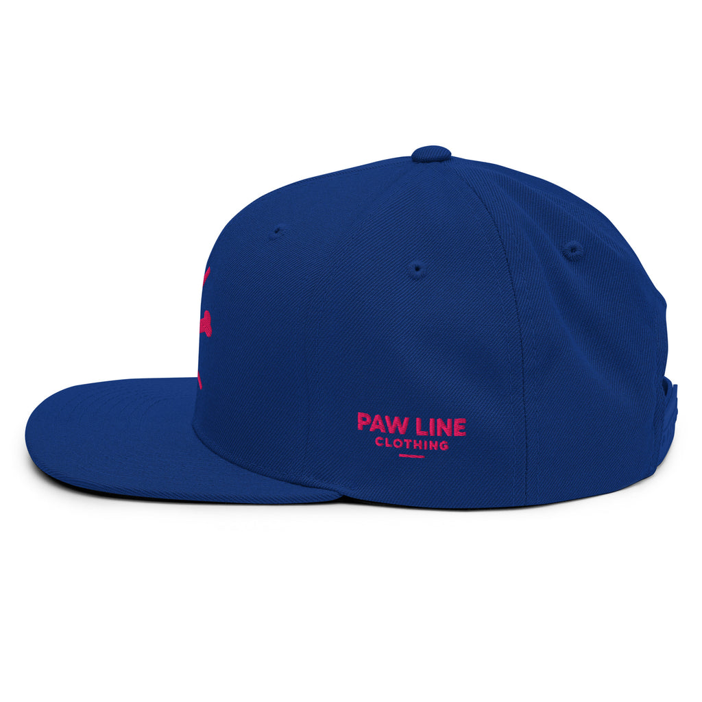 Snapback-Cap X Einfarbig - Klassische Kappe für minimalistischen Style | Pawline EMBROIDERY
