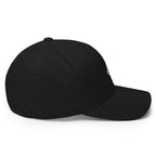 Flexfit Geo Cap in Schwarz mit seitlichem Geo-Stern-Emblem