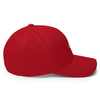 Flexfit Geo Cap in Rot mit seitlichem Geo-Stern-Emblem