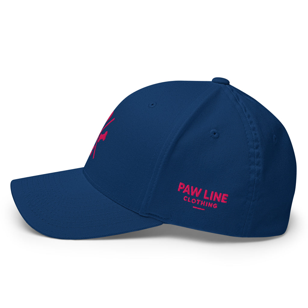 Flexfit X-Line Cap - Premium Streetwear Cap für Tierliebhaber | Paw Line EMBROIDERY