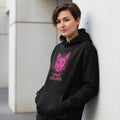 Urban Cat Hoodie: Minimalistischer Style für Entdecker Lifestyle Vorderansicht - Paw Line Clothing