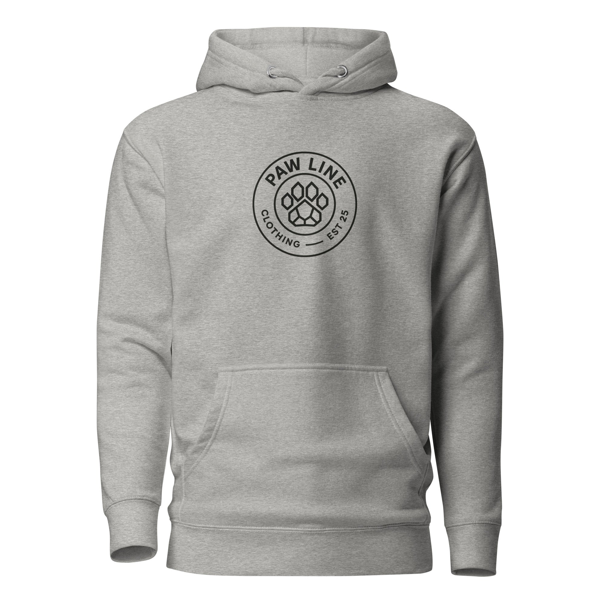 Pawline Round - Klassischer Unisex Kapuzenpullover mit rundem Design | Pawline T-SHIRT
