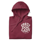 Crazy Dog Lady Hoodie - Premium Kapuzenpullover für Hundeliebhaber T-SHIRT