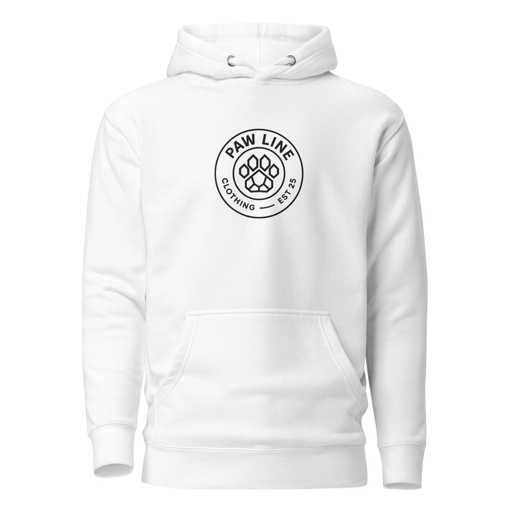 Pawline Round - Klassischer Unisex Kapuzenpullover mit rundem Design | Pawline T-SHIRT