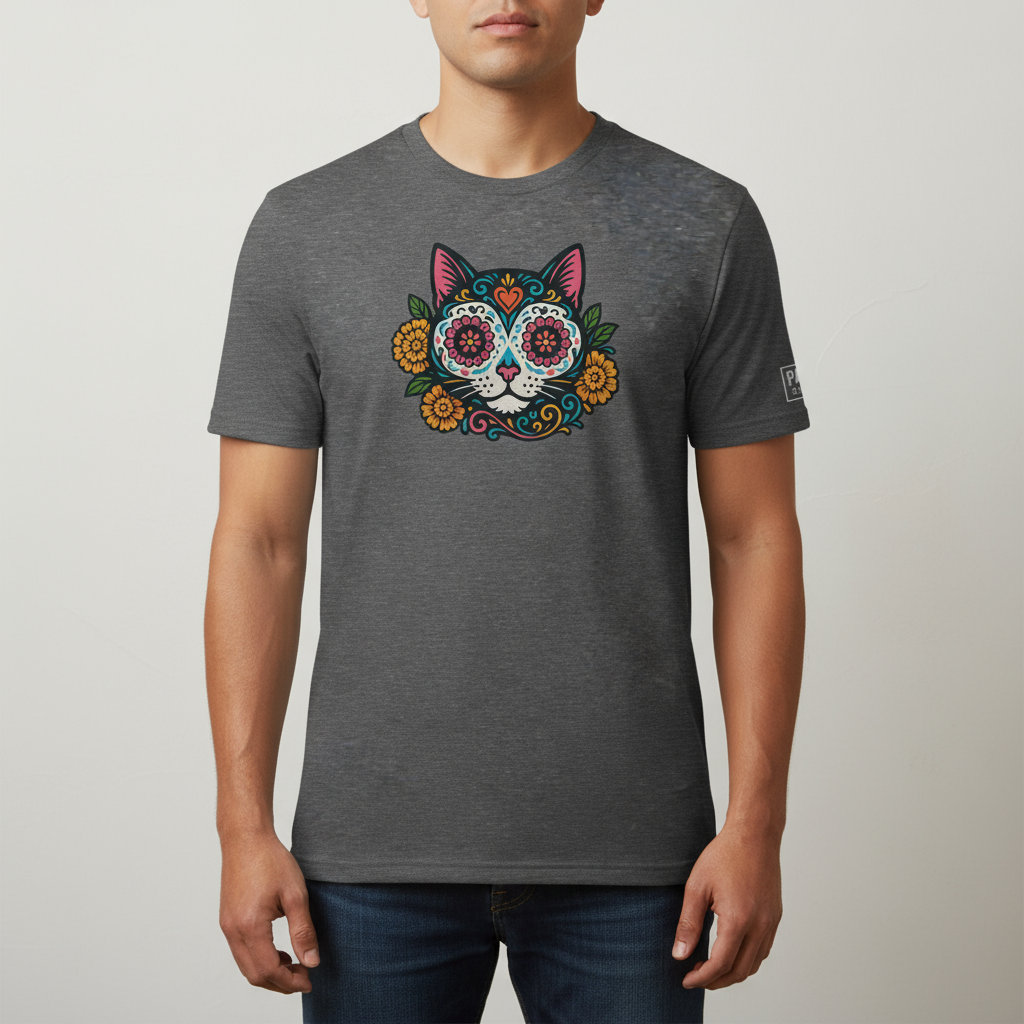 Suga Cat Kurzärmeliges Unisex-T-Shirt - Süße Katzen Kleidung für Tierliebhaber T-SHIRT