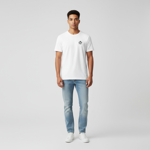 Basic X - Minimalistisches Bio-Baumwoll T-Shirt | Pawline Bio T-Shirt Unisex