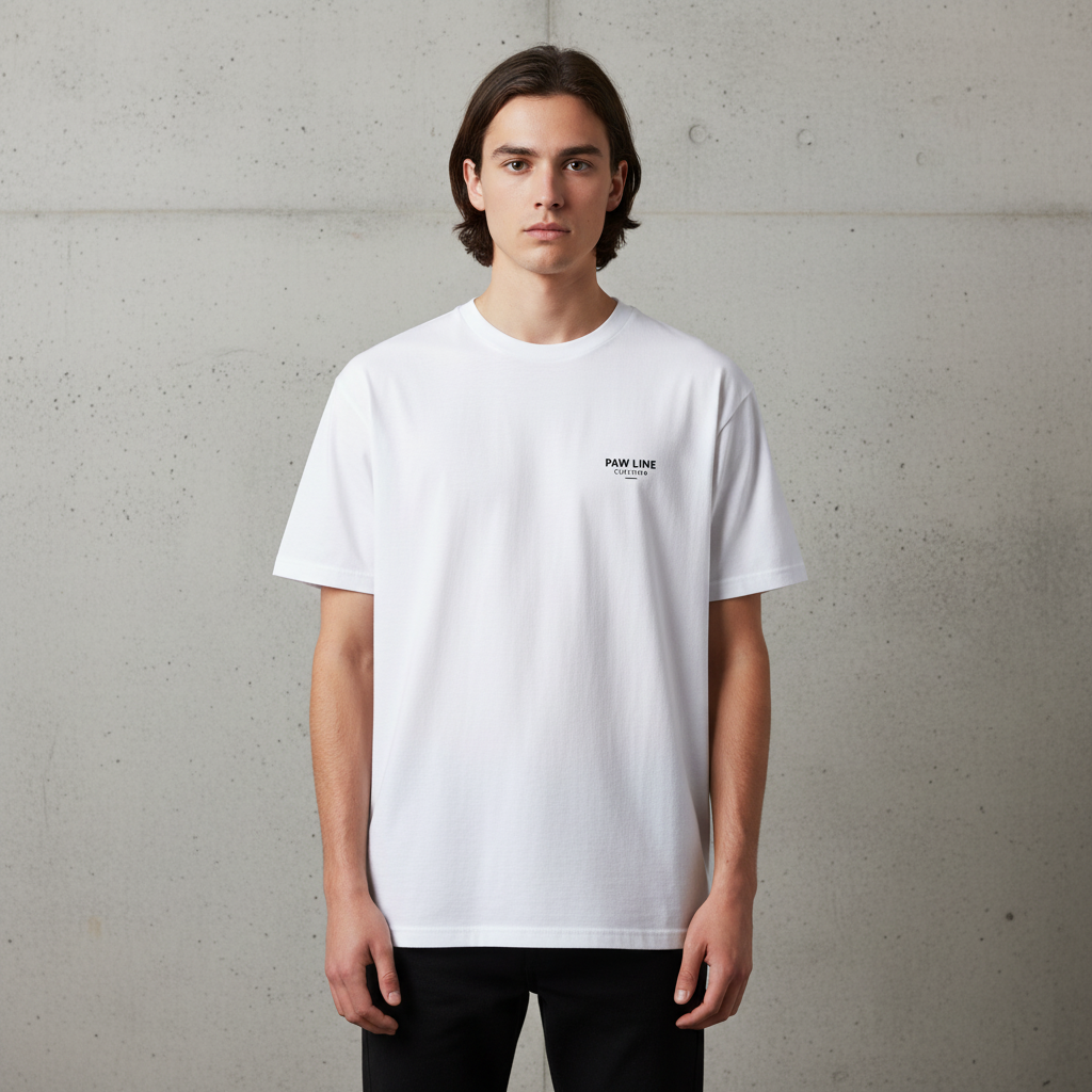T-Shirt Minimal Unisex – Klassisches Basic-Shirt | Paw Line T-SHIRT