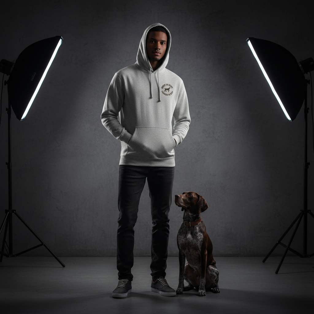 Born to Hunt Hoodie - Hunde Jäger Unisex Kapuzenpullover | Paw Line T-SHIRT