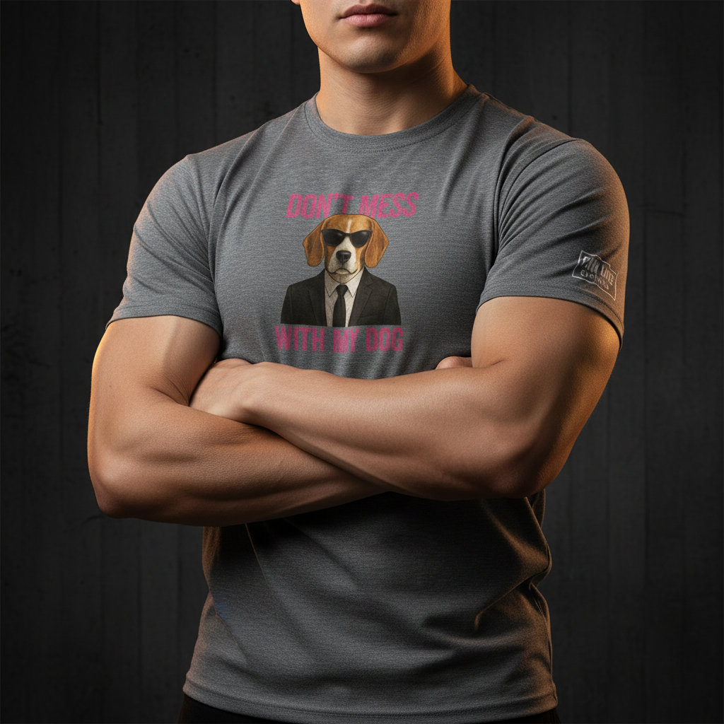 Don't Mess Wick Style - Unisex T-Shirt für Hundeliebhaber T-SHIRT