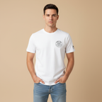 Pawline Round T-Shirt - Bio-Baumwolle Unisex mit rundem Design | Paw Line Bio T-Shirt Unisex