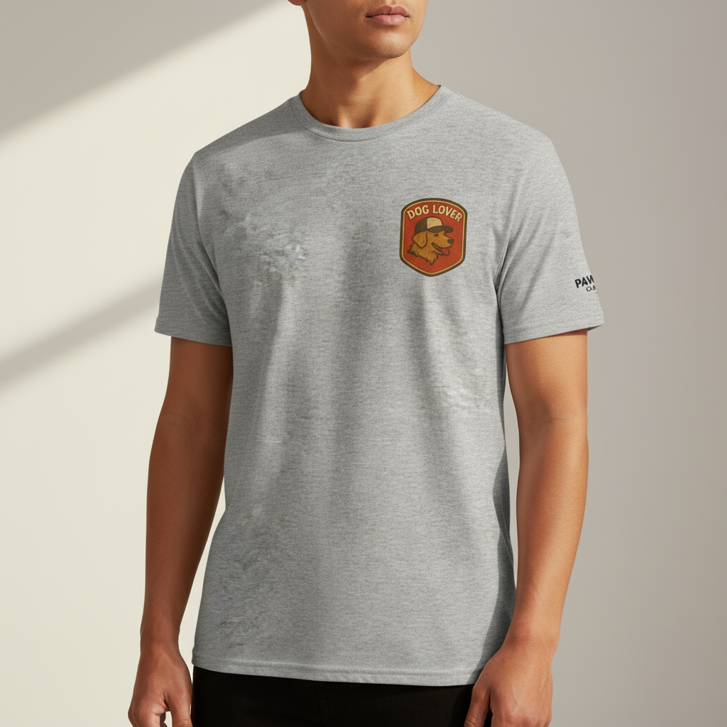 DOG Patch - Vintage Style Unisex T-Shirt für Hundeliebhaber | Pawline