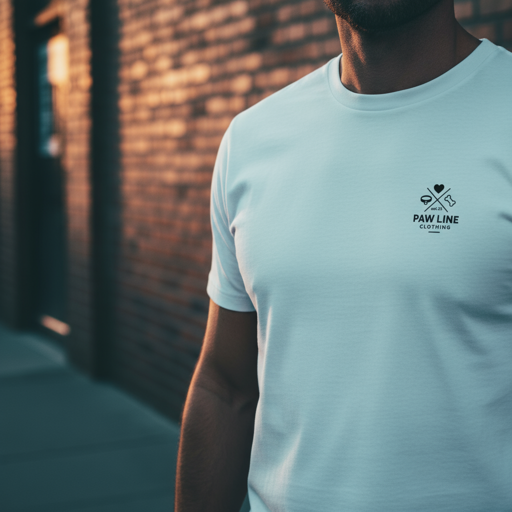 Basic X - Minimalistisches Bio-Baumwoll T-Shirt | Pawline T-SHIRT