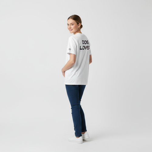 Dog Lover Bunt - Farbenfrohes Unisex T-Shirt für Hundeliebhaber | Pawline T-SHIRT