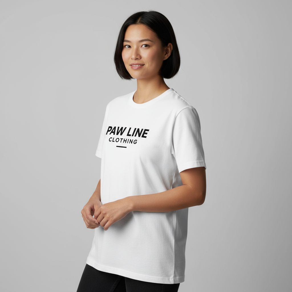 Pawline - Klassisches Unisex T-Shirt mit Logo | Pawline T-SHIRT