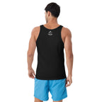 Schwarzes Tanktop mit kleinem Paw Line-Logo auf der Rückseite