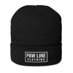Bio-Beanie Mütze Unisex – Gerippte Baumwoll-Beanie Nachhaltig | Paw Line EMBROIDERY