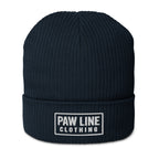 Bio-Beanie Mütze Unisex – Gerippte Baumwoll-Beanie Nachhaltig | Paw Line EMBROIDERY