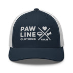 Pawline Clothing Trucker-Cap - Klassische Mesh-Kappe im Retro-Style | Pawline EMBROIDERY
