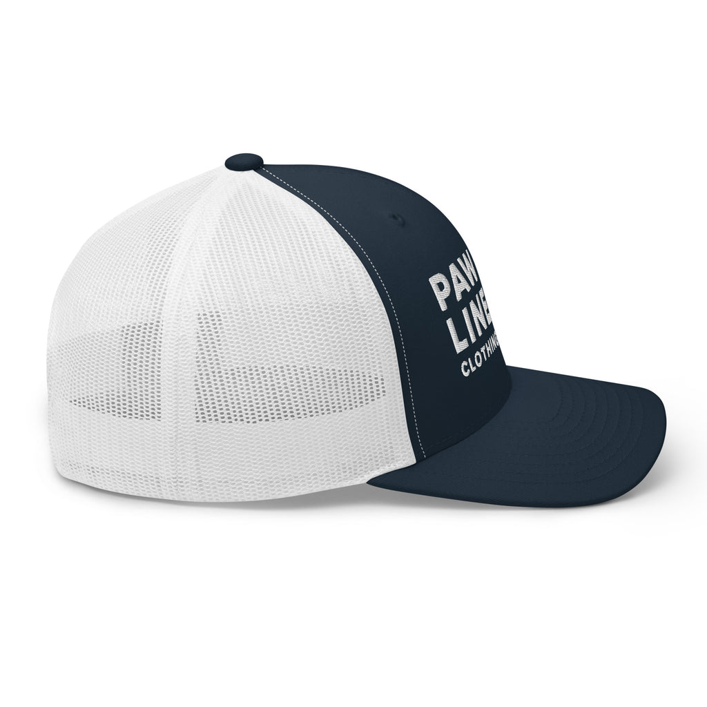 Pawline Clothing Trucker-Cap - Klassische Mesh-Kappe im Retro-Style | Pawline EMBROIDERY