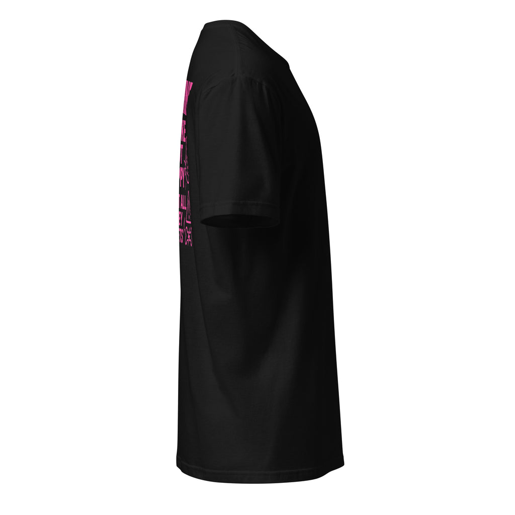 Broke but Happy - Humorvolles Unisex T-Shirt für Optimisten | Pawline T-SHIRT