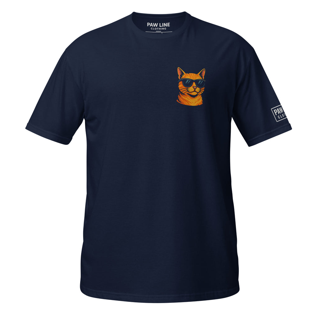 Cool Cat T-Shirt - Lässiges Kurzarm Unisex Katzen-Shirt | Paw Line T-SHIRT