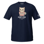 Cute Cat T-Shirt - Süßes Kurzarm Unisex Katzen-Shirt | Paw Line T-SHIRT
