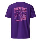 Crazy Cat - Lustiges Unisex T-Shirt für verrückte Katzenliebhaber | Pawline T-SHIRT