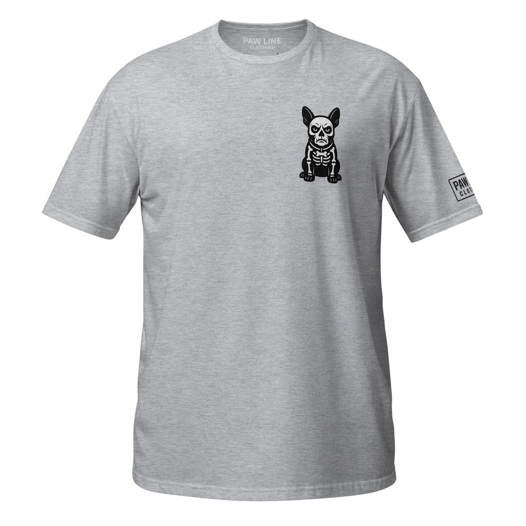 Skull Dog Kurzärmeliges Unisex-T-Shirt - Gothic Hunde Design für Alternative Mode T-SHIRT